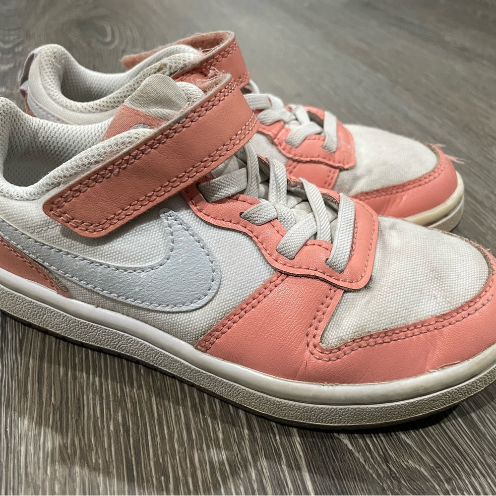 Nike Court Borough Low 2 SE PS 'White Light Madder Root' Size 12C kids